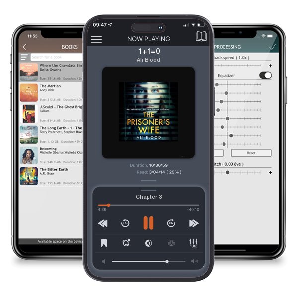 Download fo free audiobook 1+1=0 by Ali Blood and listen anywhere on your iOS devices in the ListenBook app.