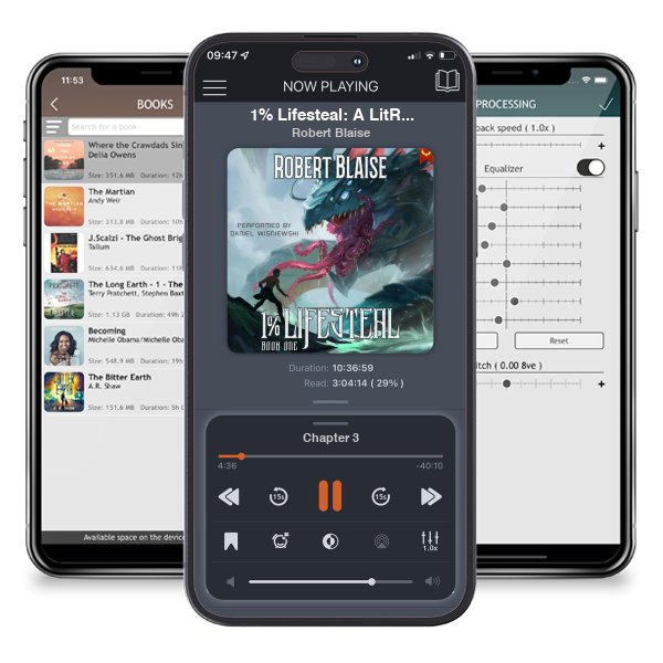 Download fo free audiobook 1% Lifesteal: A LitRPG Adventure by Robert Blaise and listen anywhere on your iOS devices in the ListenBook app.