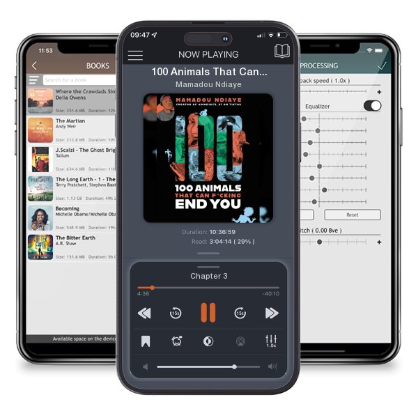 Download fo free audiobook 100 Animals That Can F*cking End You by Mamadou Ndiaye and listen anywhere on your iOS devices in the ListenBook app.