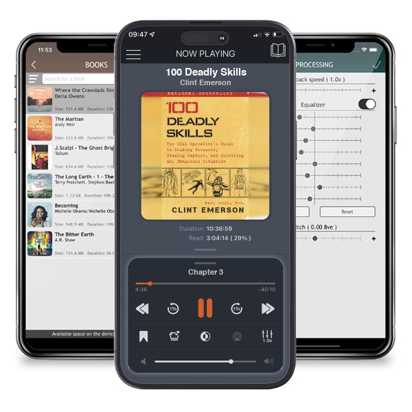 Download fo free audiobook 100 Deadly Skills by Clint Emerson and listen anywhere on your iOS devices in the ListenBook app.