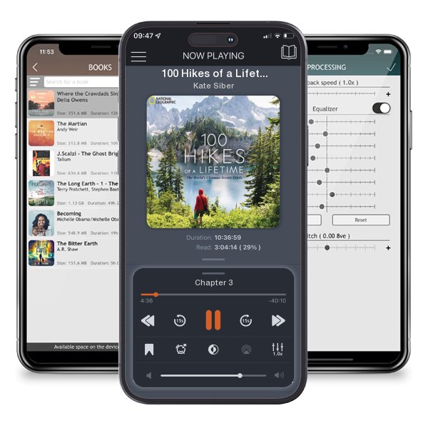 Download fo free audiobook 100 Hikes of a Lifetime: The World's Ultimate Scenic Trails by Kate Siber and listen anywhere on your iOS devices in the ListenBook app.