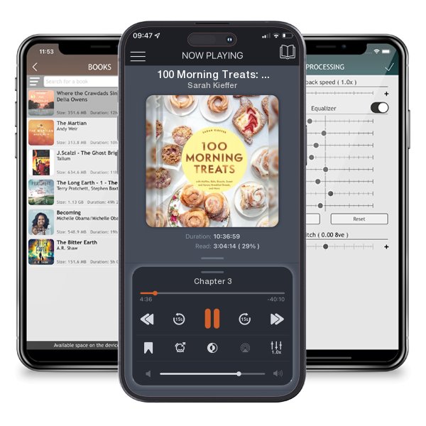 Download fo free audiobook 100 Morning Treats: With Muffins, Rolls, Biscuits, Sweet and... by Sarah Kieffer and listen anywhere on your iOS devices in the ListenBook app.