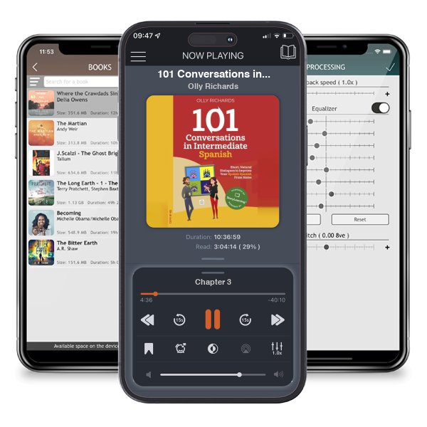 Descargar audiolibro gratis 101 Conversations in Intermediate Spanish (101 Conversations Spanish Edition, #2) by Olly Richards y escuchar en cualquier lugar en sus dispositivos iOS en la aplicación ListenBook.