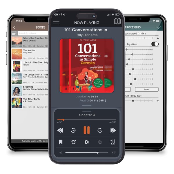 Download fo free audiobook 101 Conversations in Simple German by Olly Richards and listen anywhere on your iOS devices in the ListenBook app.
