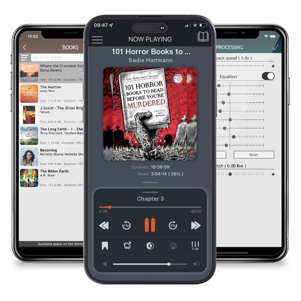 Download fo free audiobook 101 Horror Books to Read Before You're Murdered by Sadie Hartmann and listen anywhere on your iOS devices in the ListenBook app.