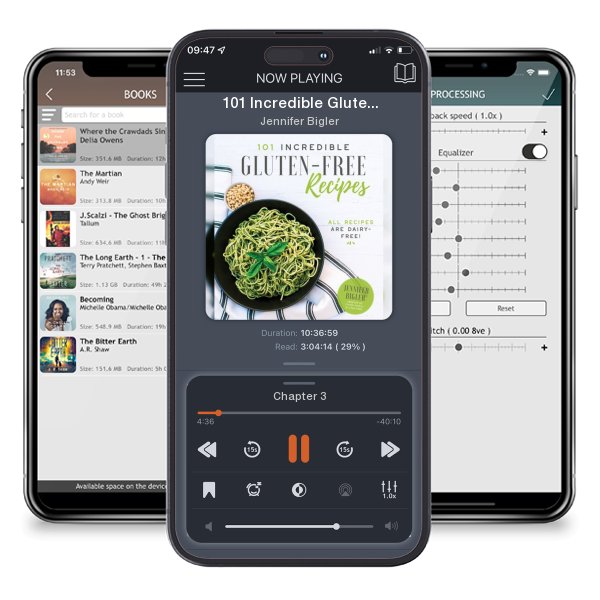 Download fo free audiobook 101 Incredible Gluten-Free Recipes by Jennifer Bigler and listen anywhere on your iOS devices in the ListenBook app.