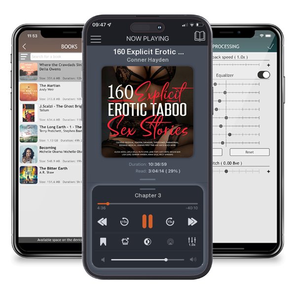 Download fo free audiobook 160 Explicit Erotic Taboo Sex Stories by Conner Hayden and listen anywhere on your iOS devices in the ListenBook app.