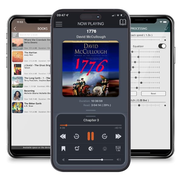 Download fo free audiobook 1776 by David McCullough and listen anywhere on your iOS devices in the ListenBook app.