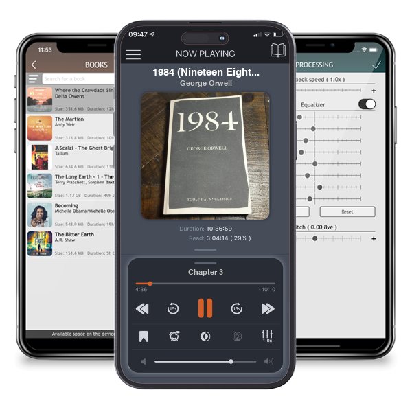 Download fo free audiobook 1984 (Nineteen Eighty-Four) by George Orwell and listen anywhere on your iOS devices in the ListenBook app.