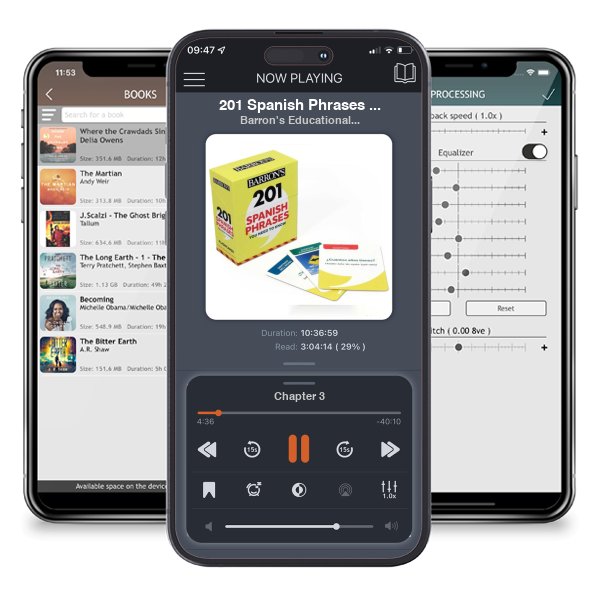 Descargar audiolibro gratis 201 Spanish Phrases You Need to Know Flashcards by Barron's Educational Series y escuchar en cualquier lugar en sus dispositivos iOS en la aplicación ListenBook.