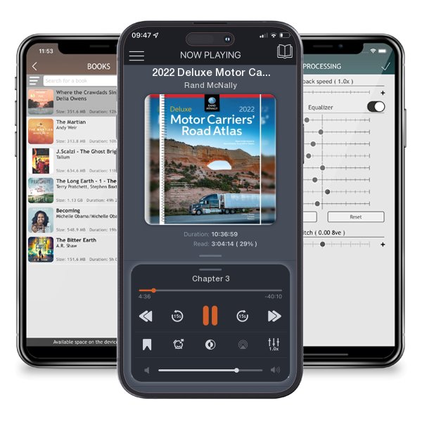Download fo free audiobook 2022 Deluxe Motor Carriers' Road Atlas by Rand McNally and listen anywhere on your iOS devices in the ListenBook app.