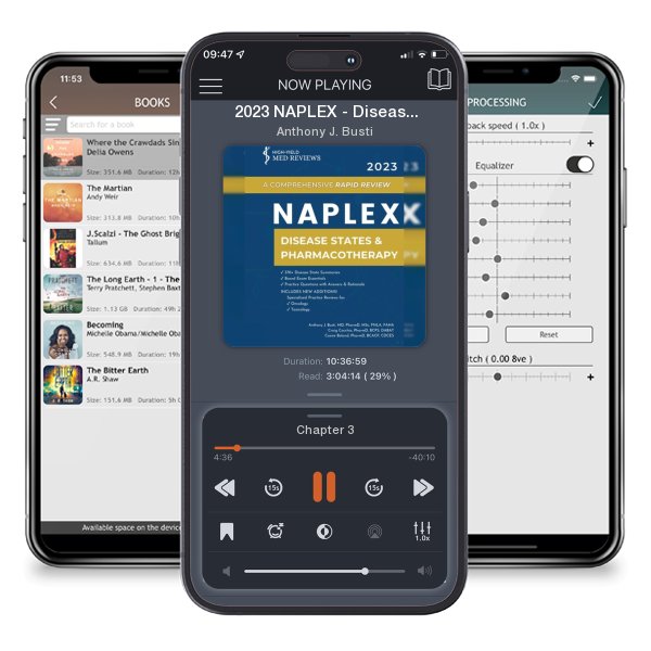Download fo free audiobook 2023 NAPLEX - Disease States & Pharmacotherapy: A Comprehensive Rapid Review by Anthony J. Busti and listen anywhere on your iOS devices in the ListenBook app.