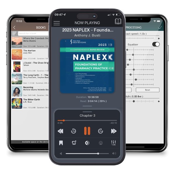 Download fo free audiobook 2023 NAPLEX - Foundations of Pharmacy Practice: A Comprehensive Rapid Review by Anthony J. Busti and listen anywhere on your iOS devices in the ListenBook app.