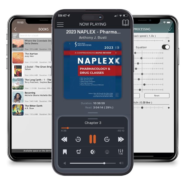 Download fo free audiobook 2023 NAPLEX - Pharmacology & Drug Classes: A Comprehensive Rapid Review by Anthony J. Busti and listen anywhere on your iOS devices in the ListenBook app.