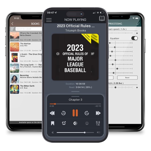 Download fo free audiobook 2023 Official Rules of Major League Baseball by Triumph Books and listen anywhere on your iOS devices in the ListenBook app.