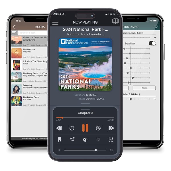 Download fo free audiobook 2024 National Park Foundation Wall Calendar (Calendar) by National Park Foundation and listen anywhere on your iOS devices in the ListenBook app.