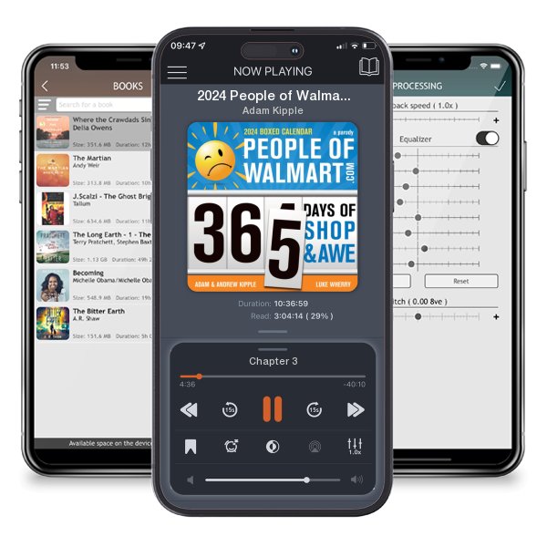 Download fo free audiobook 2024 People of Walmart Boxed Calendar: 365 Days of Shop and Awe (Calendar) by Adam Kipple and listen anywhere on your iOS devices in the ListenBook app.