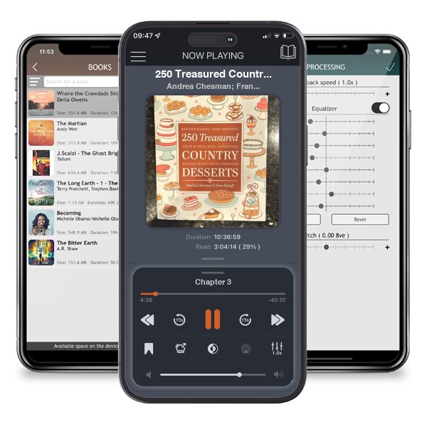 Download fo free audiobook 250 Treasured Country Desserts by Andrea Chesman; Fran Raboff and listen anywhere on your iOS devices in the ListenBook app.