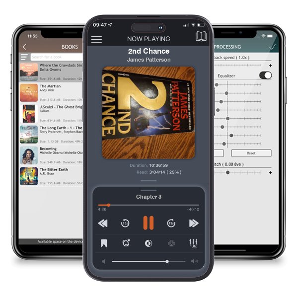 Download fo free audiobook 2nd Chance by James Patterson and listen anywhere on your iOS devices in the ListenBook app.