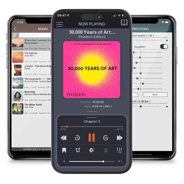 Download fo free audiobook 30,000 Years of Art: The Story of Human Creativity across Time and Space by Phaidon Editors and listen anywhere on your iOS devices in the ListenBook app.