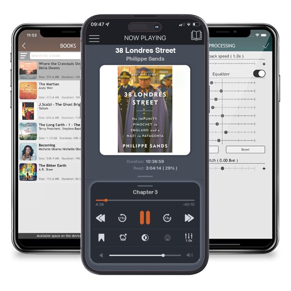 Download fo free audiobook 38 Londres Street by Philippe Sands and listen anywhere on your iOS devices in the ListenBook app.