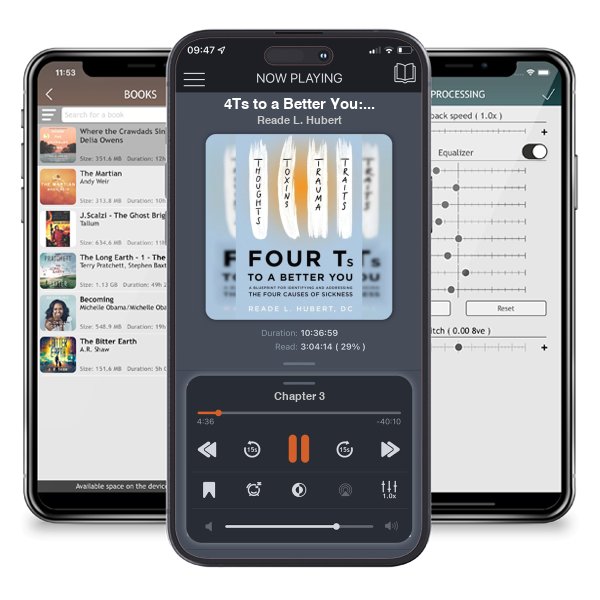 Download fo free audiobook 4Ts to a Better You: A Blueprint for Identifying and Addressing the Four Causes of Sickness by Reade L. Hubert and listen anywhere on your iOS devices in the ListenBook app.