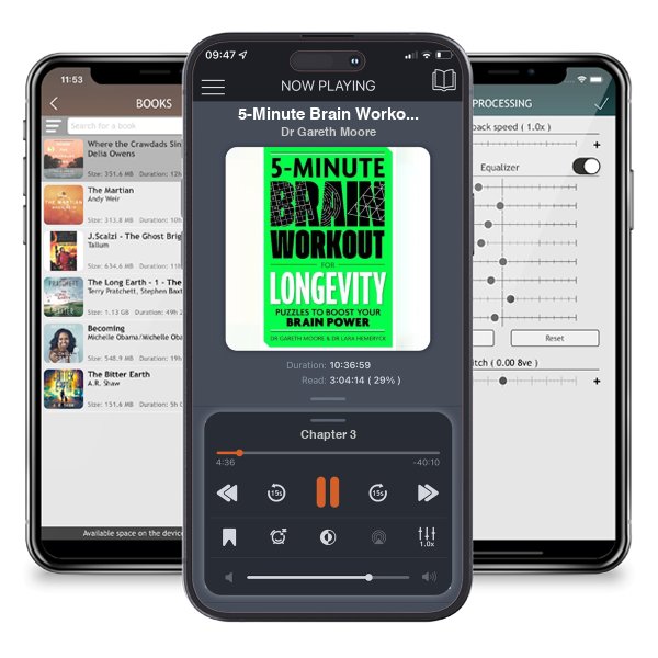 Download fo free audiobook 5-Minute Brain Workout for Longevity: Puzzles to Boost Your Brain Power by Dr Gareth Moore and listen anywhere on your iOS devices in the ListenBook app.