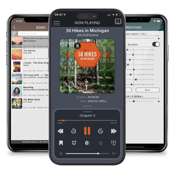 Download fo free audiobook 50 Hikes in Michigan by Jim DuFresne and listen anywhere on your iOS devices in the ListenBook app.