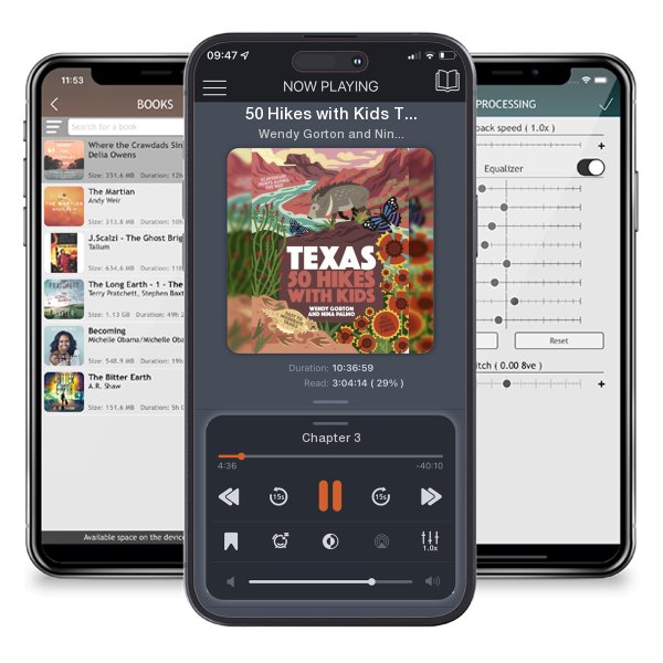 Download fo free audiobook 50 Hikes with Kids Texas by Wendy Gorton and Nina Palmo and listen anywhere on your iOS devices in the ListenBook app.