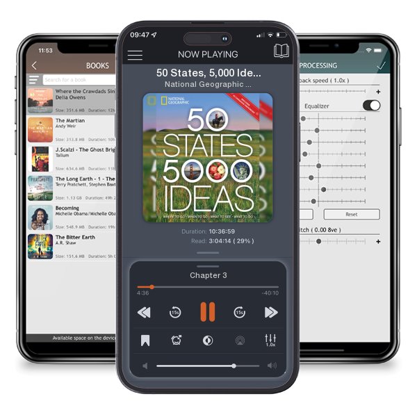 Download fo free audiobook 50 States, 5,000 Ideas: Where to Go, When to Go, What to See,... by National Geographic and Joe Yogerst and listen anywhere on your iOS devices in the ListenBook app.