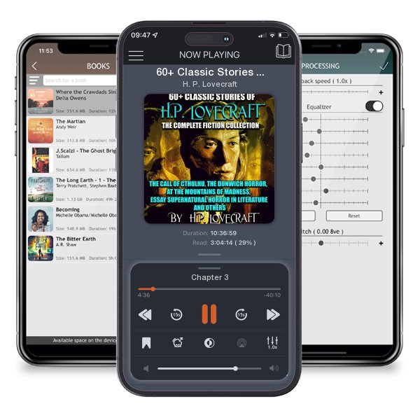 Download fo free audiobook 60+ Classic Stories of H.P. Lovecraft by H. P. Lovecraft and listen anywhere on your iOS devices in the ListenBook app.