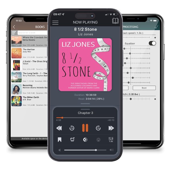 Download fo free audiobook 8 1/2 Stone by Liz Jones and listen anywhere on your iOS devices in the ListenBook app.