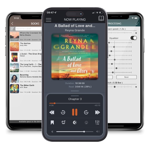 Download fo free audiobook A Ballad of Love and Glory by Reyna Grande and listen anywhere on your iOS devices in the ListenBook app.