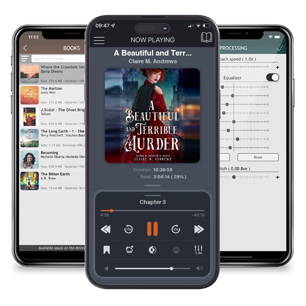 Download fo free audiobook A Beautiful and Terrible Murder by Claire M. Andrews and listen anywhere on your iOS devices in the ListenBook app.