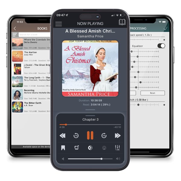 Download fo free audiobook A Blessed Amish Christmas by Samantha Price and listen anywhere on your iOS devices in the ListenBook app.