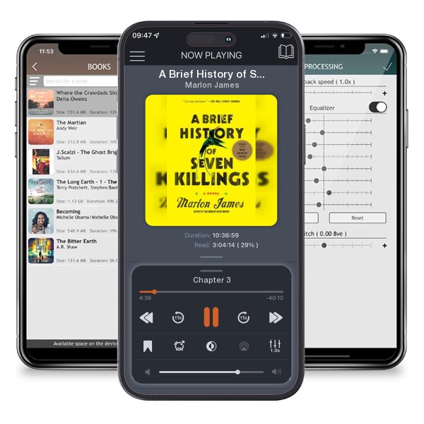 Download fo free audiobook A Brief History of Seven Killings (Booker Prize Winner) by Marlon James and listen anywhere on your iOS devices in the ListenBook app.