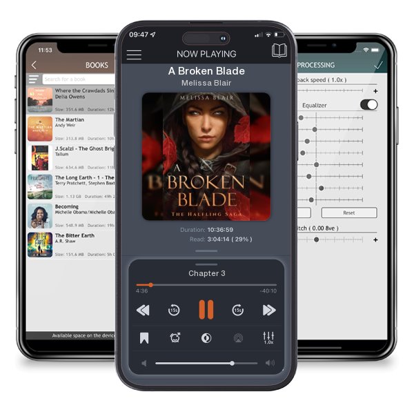 Download fo free audiobook A Broken Blade by Melissa Blair and listen anywhere on your iOS devices in the ListenBook app.