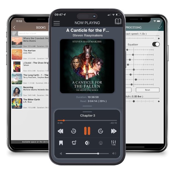 Download fo free audiobook A Canticle for the Fallen (Aria of Steel, #2) by Steven Raaymakers and listen anywhere on your iOS devices in the ListenBook app.