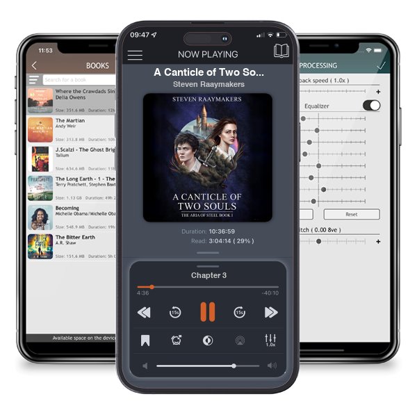 Download fo free audiobook A Canticle of Two Souls (Aria of Steel, #1) by Steven Raaymakers and listen anywhere on your iOS devices in the ListenBook app.