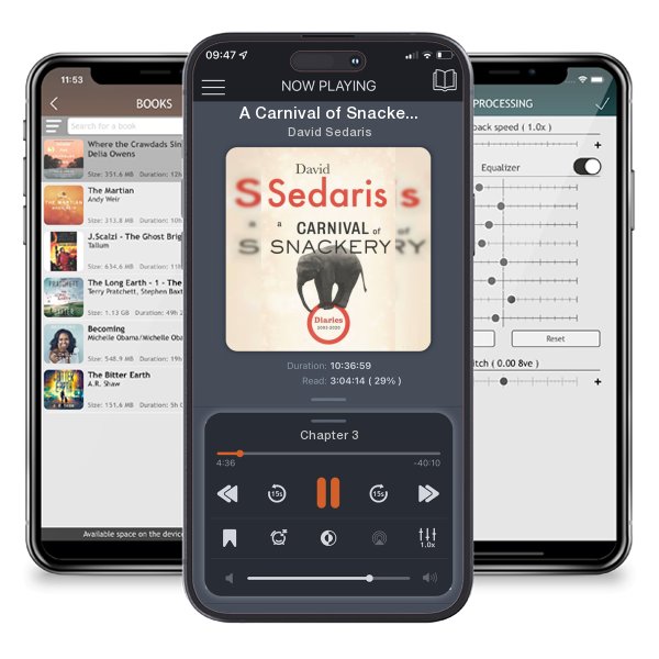 Download fo free audiobook A Carnival of Snackery: Diaries (2003-2020) by David Sedaris and listen anywhere on your iOS devices in the ListenBook app.