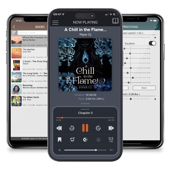 Download fo free audiobook A Chill in the Flame (Special) by Piper Cj and listen anywhere on your iOS devices in the ListenBook app.