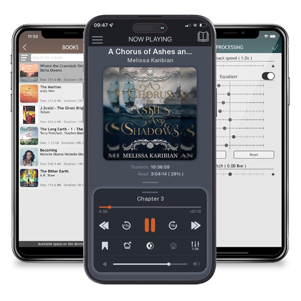 Download fo free audiobook A Chorus of Ashes and Shadows by Melissa Karibian and listen anywhere on your iOS devices in the ListenBook app.