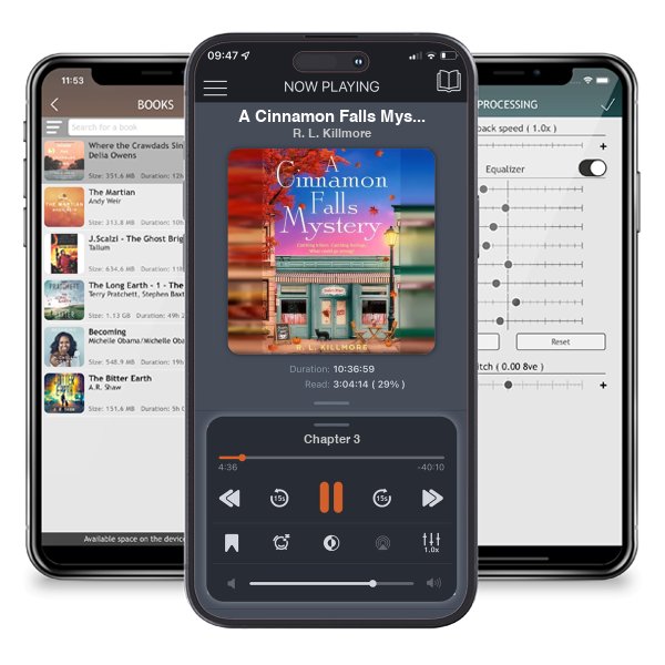 Download fo free audiobook A Cinnamon Falls Mystery Volume 1: the BRAND NEW small town cosy crime romance - Cinnamon Falls by R. L. Killmore and listen anywhere on your iOS devices in the ListenBook app.