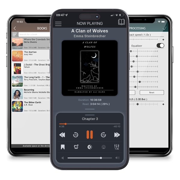 Download fo free audiobook A Clan of Wolves by Emma Steinbrecher and listen anywhere on your iOS devices in the ListenBook app.
