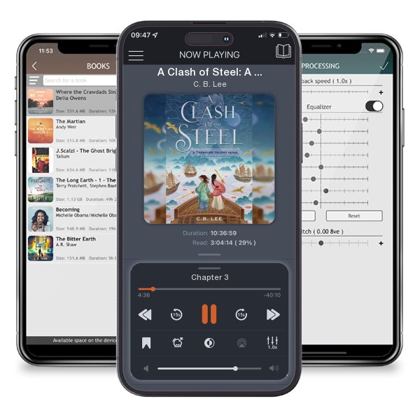 Download fo free audiobook A Clash of Steel: A Treasure Island Remix by C. B. Lee and listen anywhere on your iOS devices in the ListenBook app.