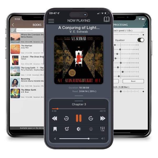 Download fo free audiobook A Conjuring of Light Collector's Edition by V. E. Schwab and listen anywhere on your iOS devices in the ListenBook app.