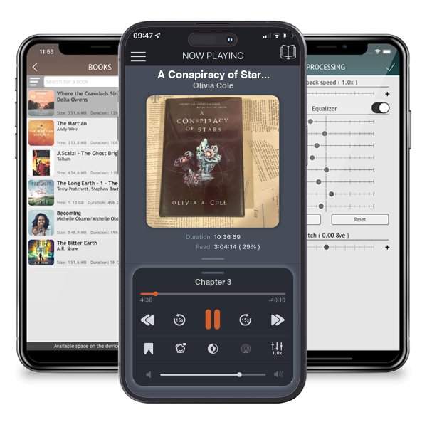 Download fo free audiobook A Conspiracy of Stars by Olivia Cole and listen anywhere on your iOS devices in the ListenBook app.