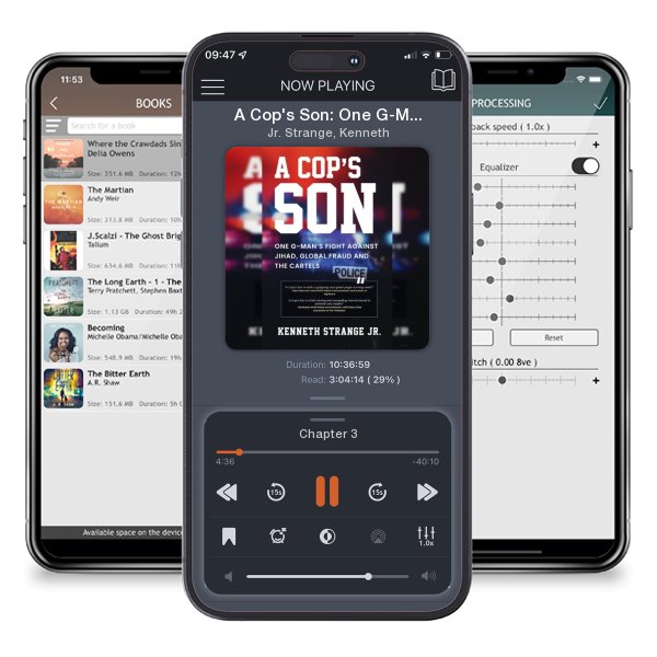 Download fo free audiobook A Cop's Son: One G-Man's Fight Against Jihad, Global Fraud And The Cartels by Jr. Strange, Kenneth and listen anywhere on your iOS devices in the ListenBook app.