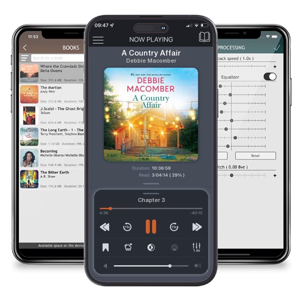 Download fo free audiobook A Country Affair by Debbie Macomber and listen anywhere on your iOS devices in the ListenBook app.
