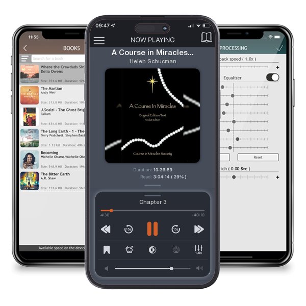 Download fo free audiobook A Course in Miracles - Original Edition Text by Helen Schucman and listen anywhere on your iOS devices in the ListenBook app.